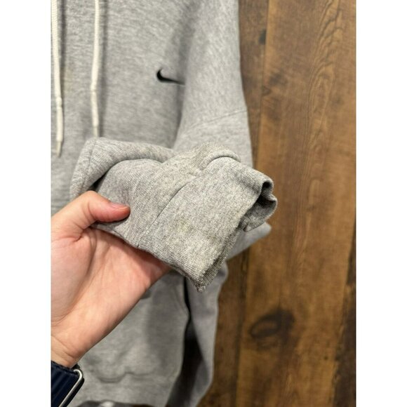 Vintage 1990’s Nike Swoosh Grey Sweater Hoodie XL - Picture 8 of 10